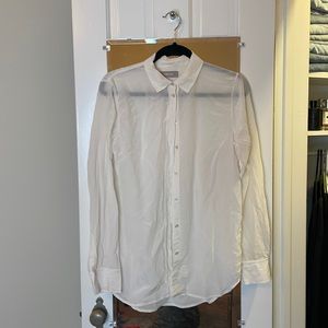 Everlane clean silk relaxed shirt